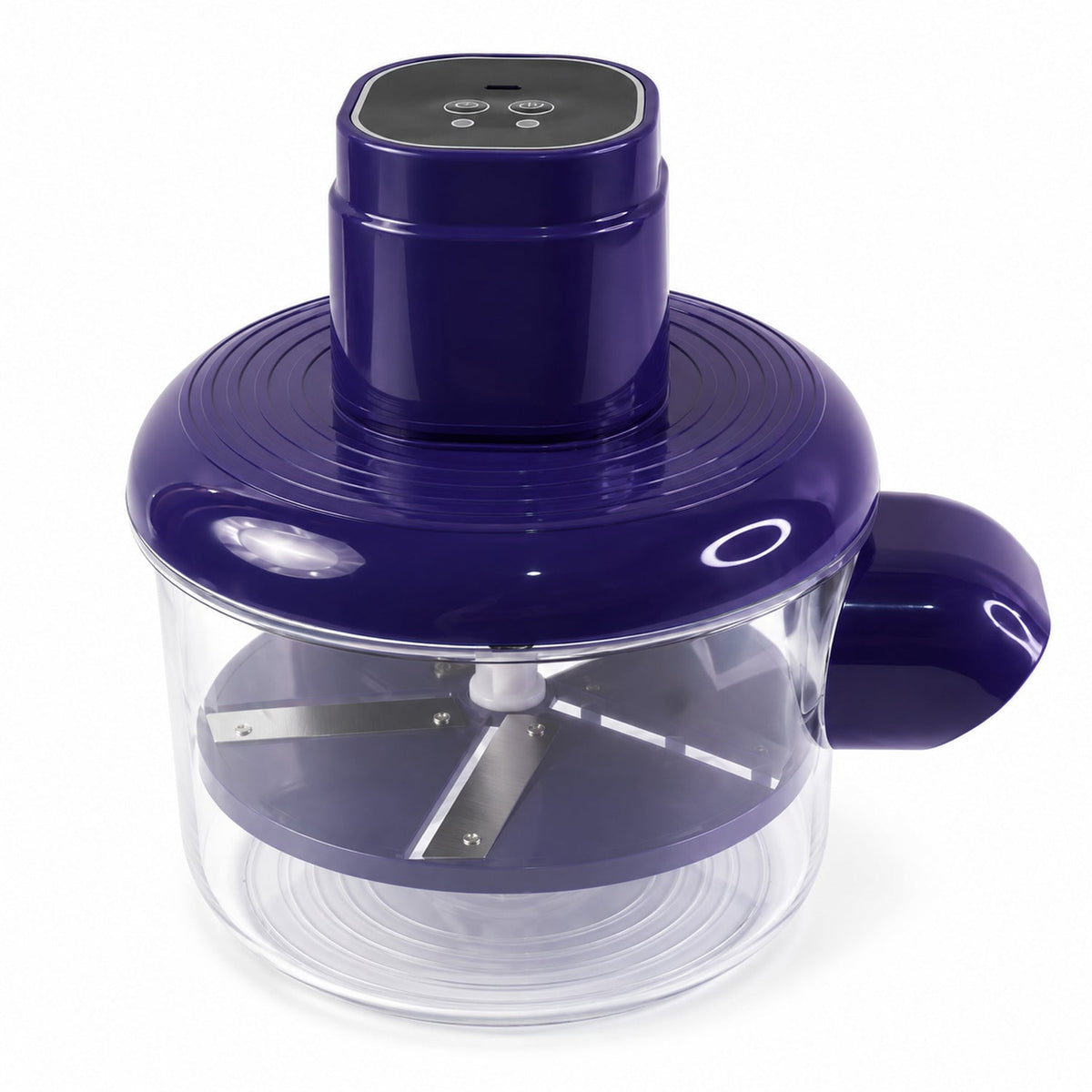 B Grade Electric Food Chopper With Steel Blades And Clear Bowl (1 Pc)