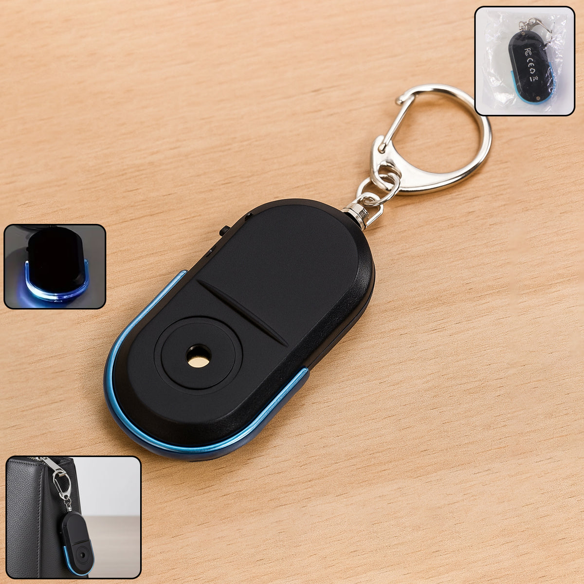 Personal Safety Alarm Keychain  Loud Emergency Siren With Led Light