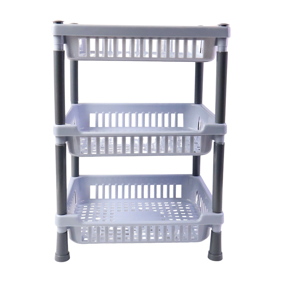 3-layer Multipurpose Kitchen Storage Basket Rack