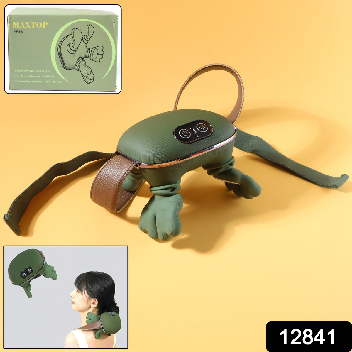 Long Rechargeable Kneading Neck  Shoulder Massager